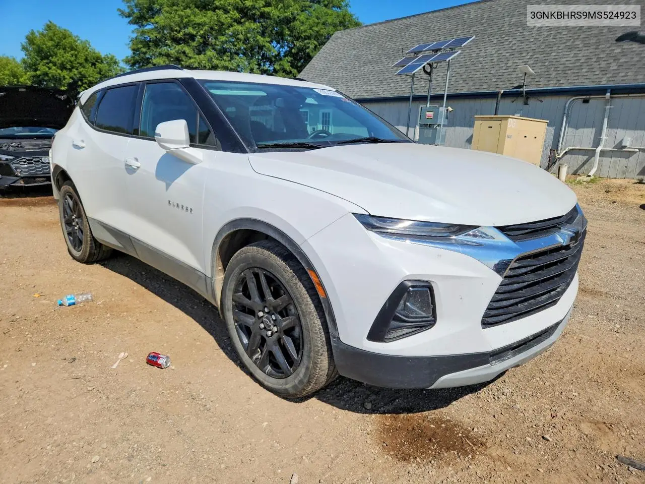 2021 Chevrolet Blazer 2Lt VIN: 3GNKBHRS9MS524923 Lot: 60832986