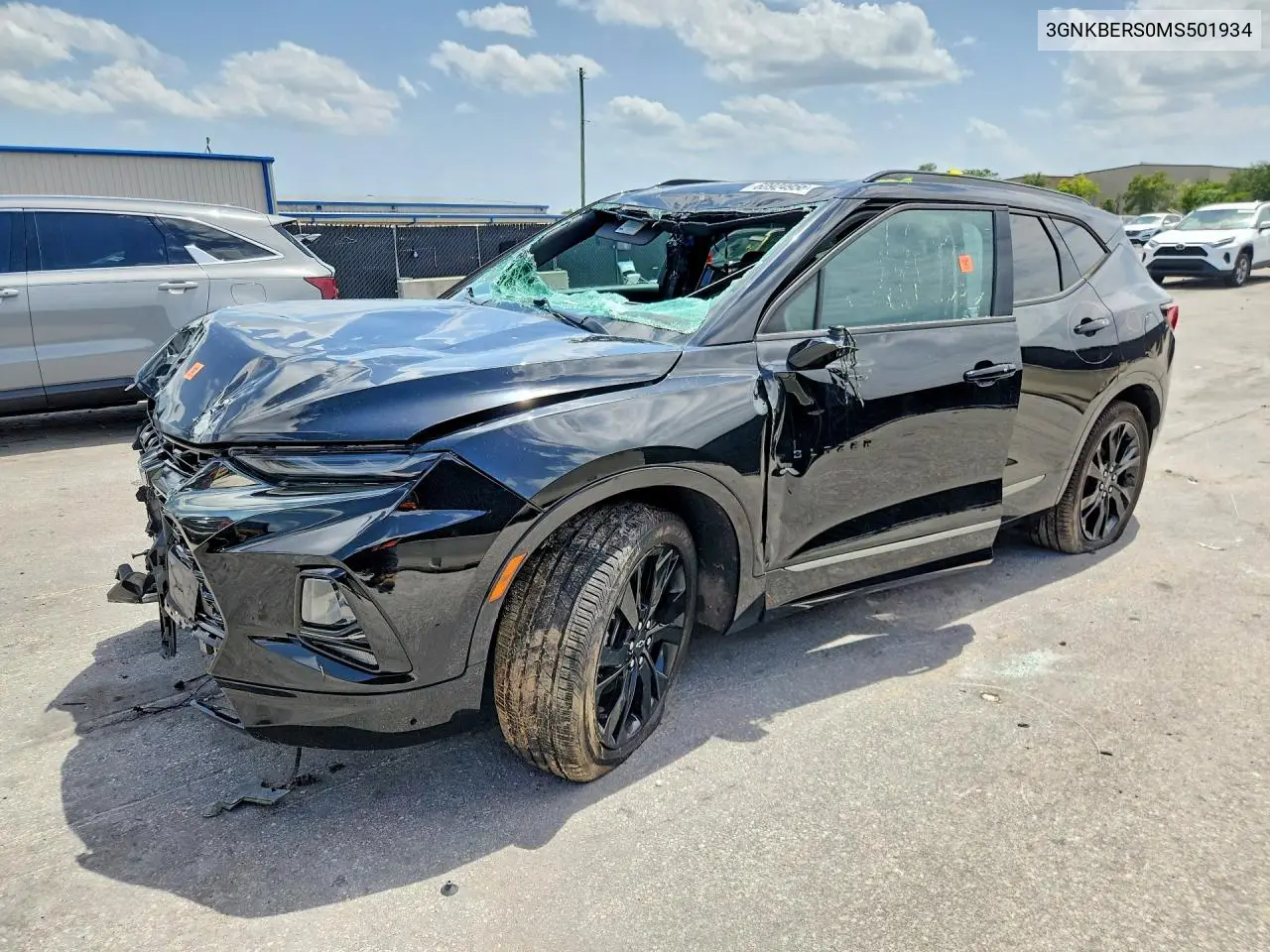 2021 Chevrolet Blazer Rs VIN: 3GNKBERS0MS501934 Lot: 60924956