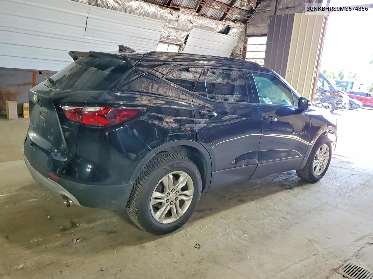 2021 Chevrolet Blazer 2Lt VIN: 3GNKBHRS9MS574866 Lot: 61212486