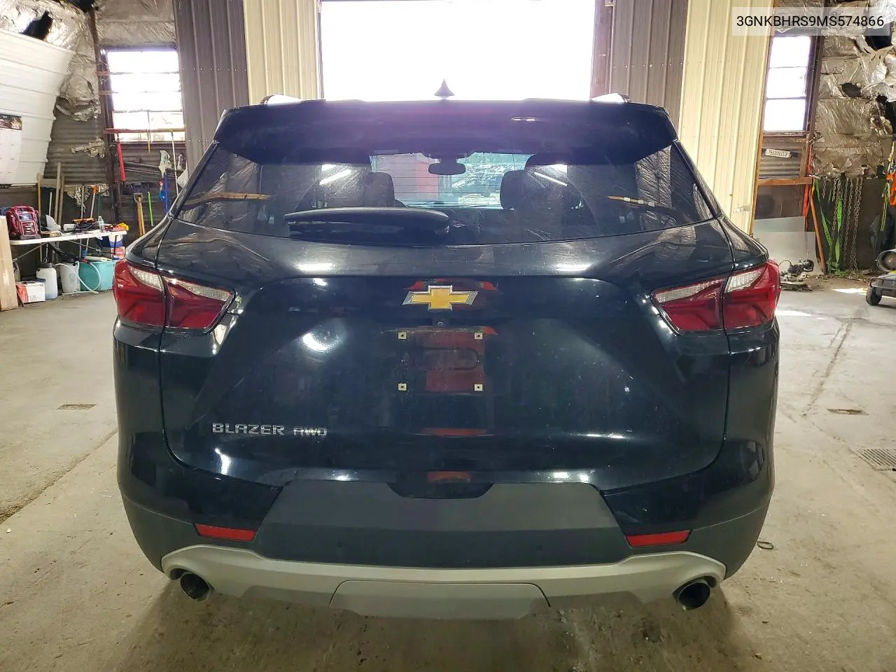 2021 Chevrolet Blazer 2Lt VIN: 3GNKBHRS9MS574866 Lot: 61212486