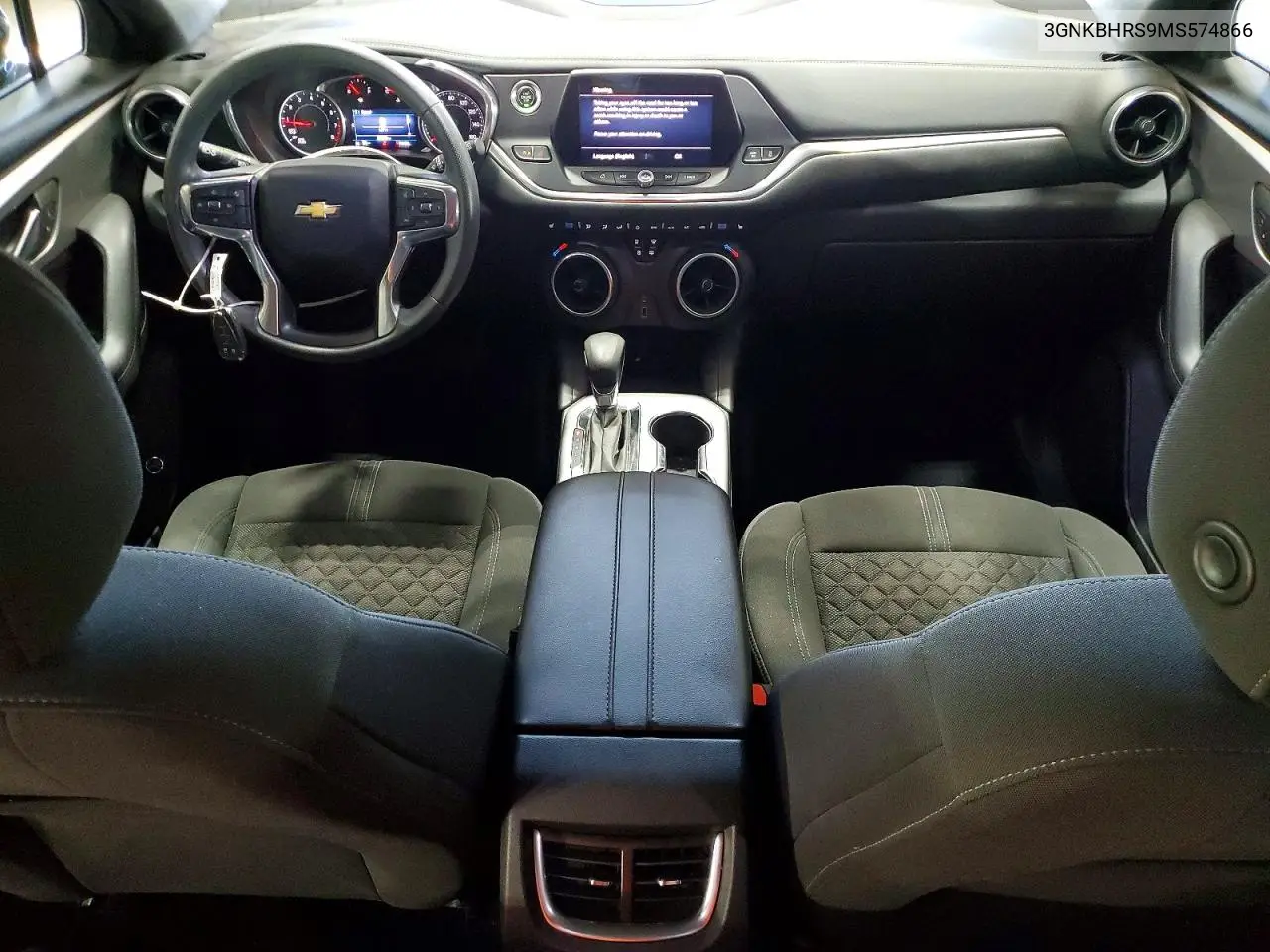 2021 Chevrolet Blazer 2Lt VIN: 3GNKBHRS9MS574866 Lot: 61212486