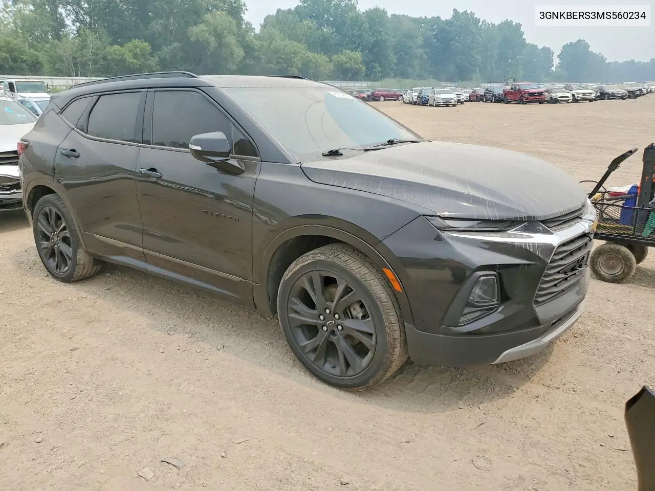 2021 Chevrolet Blazer VIN: 3GNKBERS3MS560234 Lot: 61308676