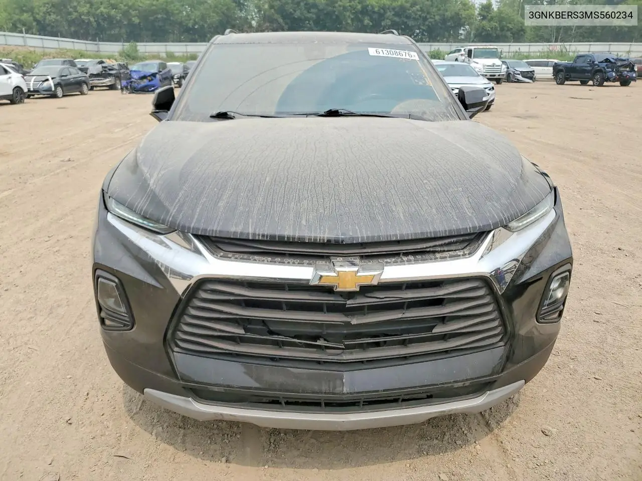 2021 Chevrolet Blazer VIN: 3GNKBERS3MS560234 Lot: 61308676