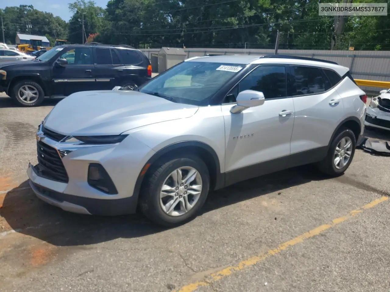 2021 Chevrolet Blazer 3Lt VIN: 3GNKBDRS4MS537877 Lot: 61413556