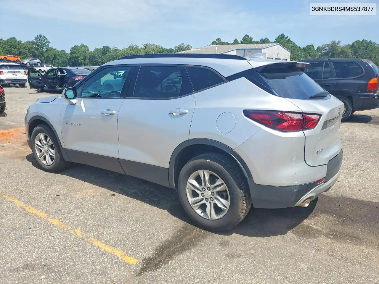 2021 Chevrolet Blazer 3Lt VIN: 3GNKBDRS4MS537877 Lot: 61413556