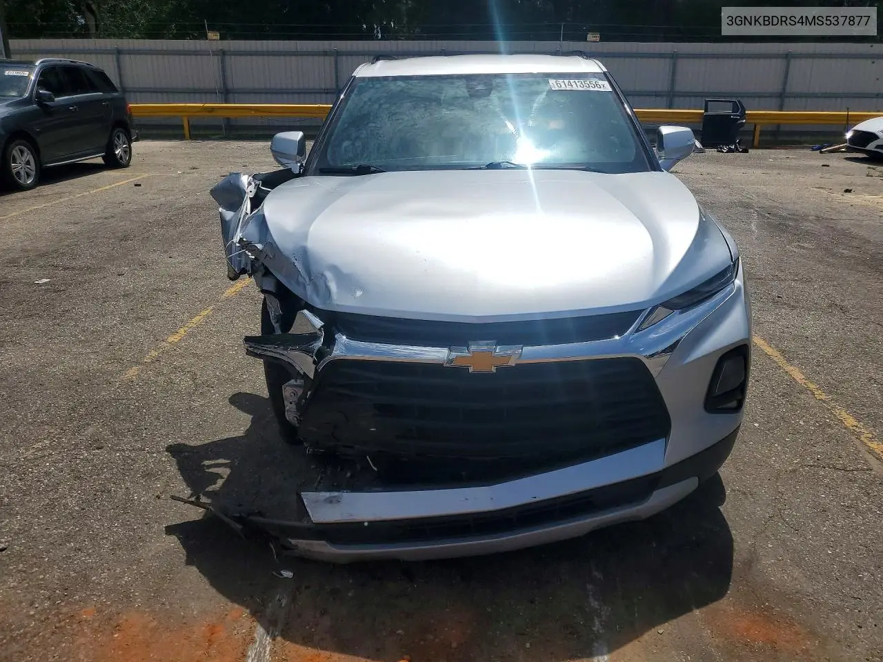 2021 Chevrolet Blazer 3Lt VIN: 3GNKBDRS4MS537877 Lot: 61413556
