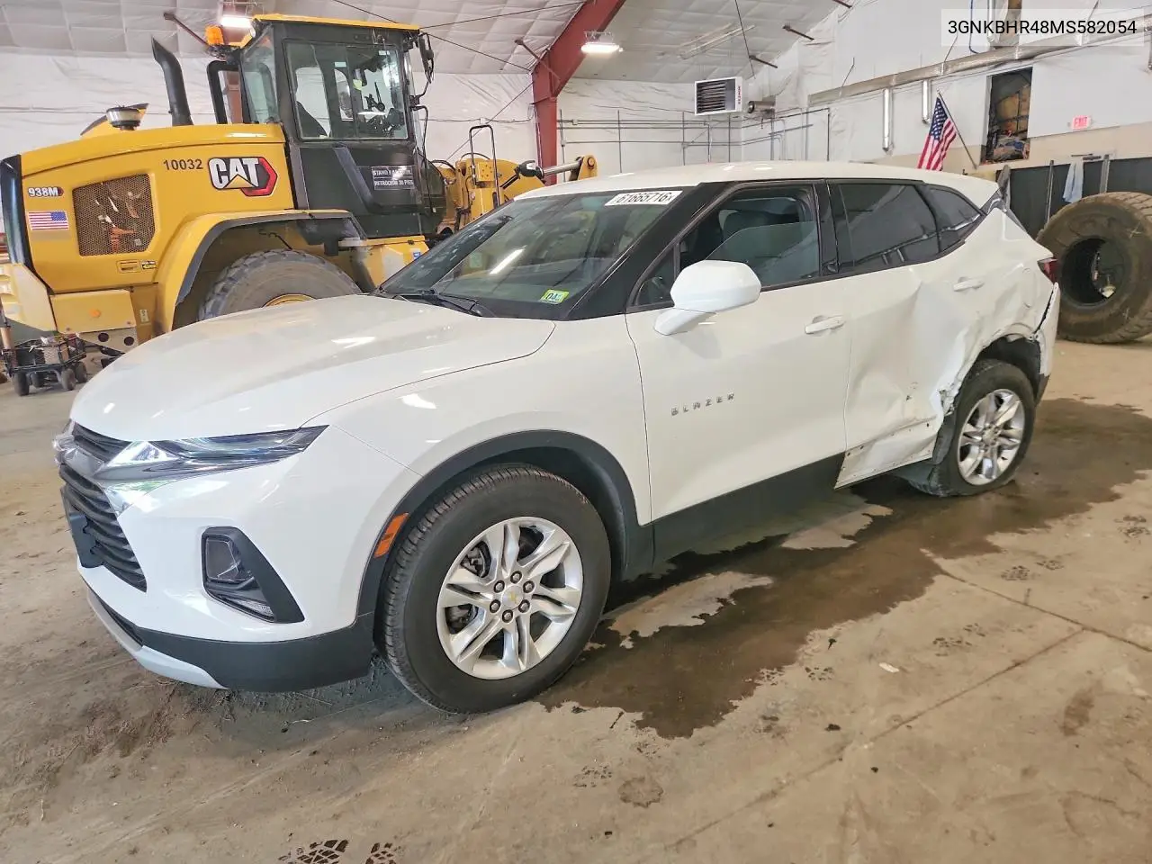 2021 Chevrolet Blazer 2Lt VIN: 3GNKBHR48MS582054 Lot: 61665716