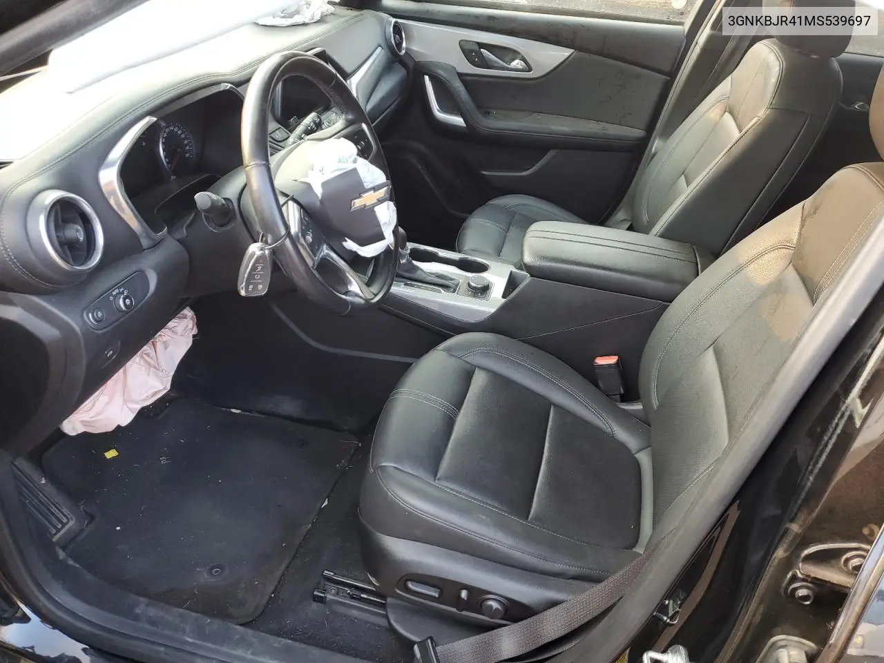 3GNKBJR41MS539697 2021 Chevrolet Blazer 3Lt