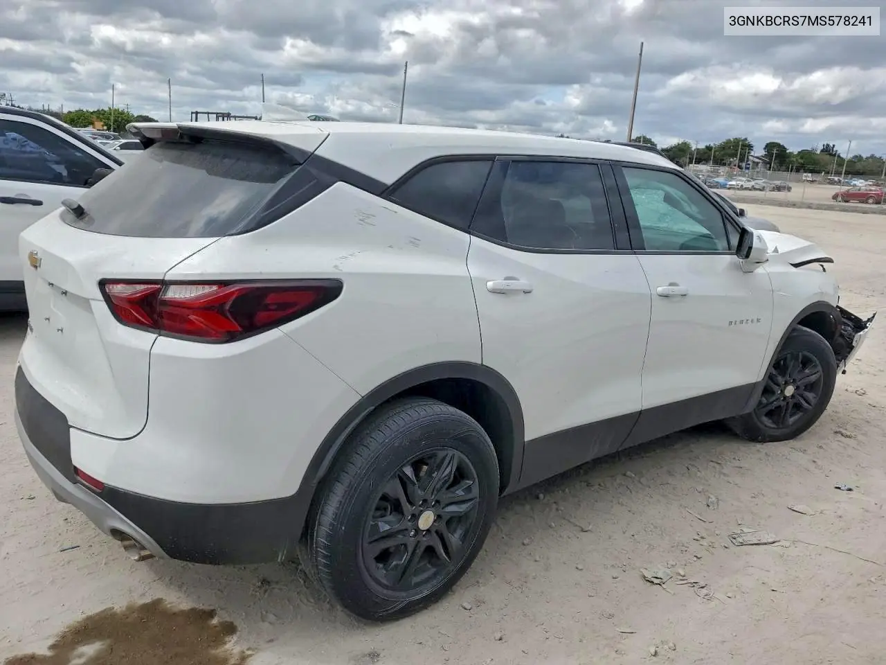 2021 Chevrolet Blazer 2Lt VIN: 3GNKBCRS7MS578241 Lot: 72277955