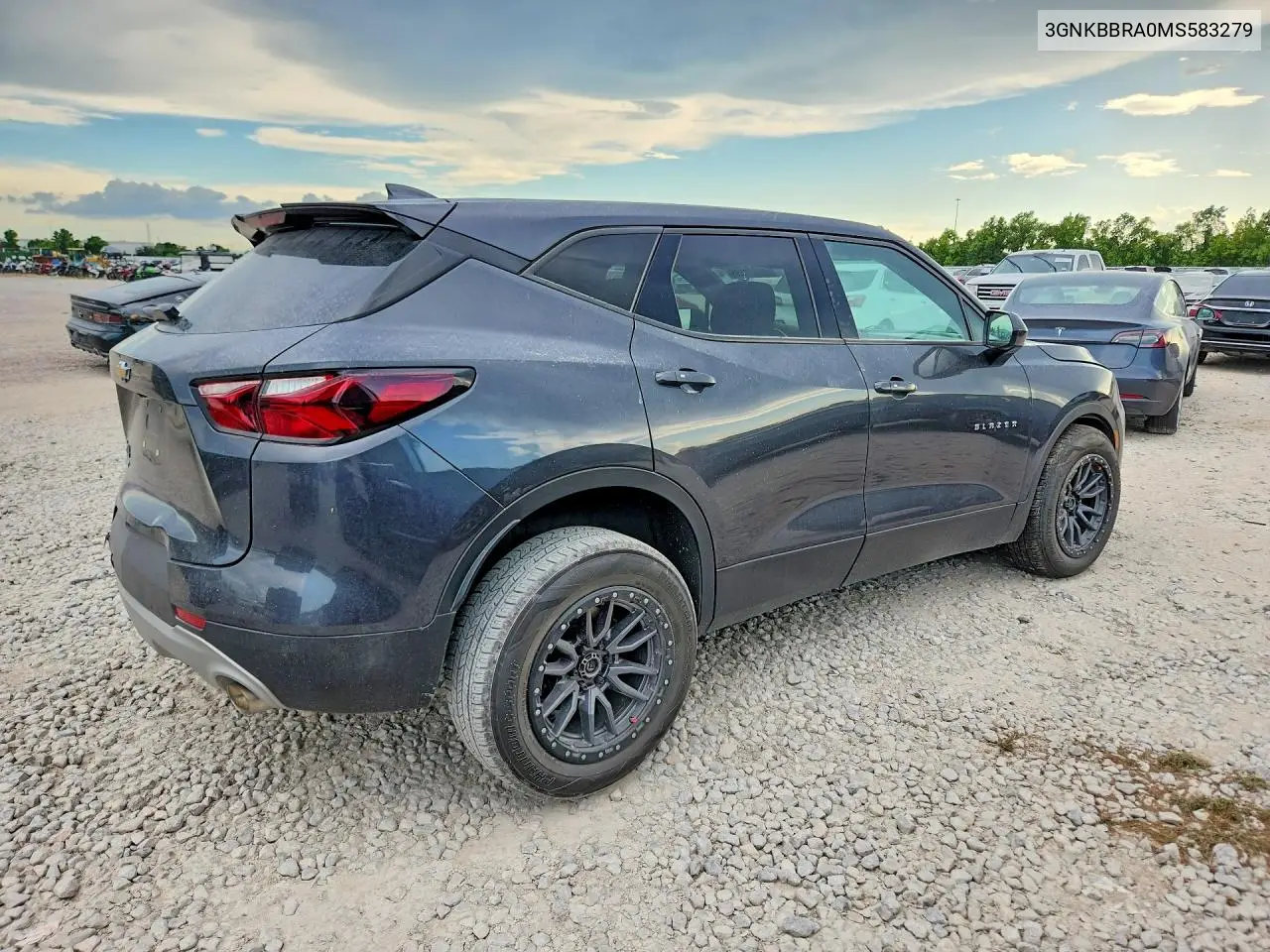 2021 Chevrolet Blazer 1Lt VIN: 3GNKBBRA0MS583279 Lot: 85977685