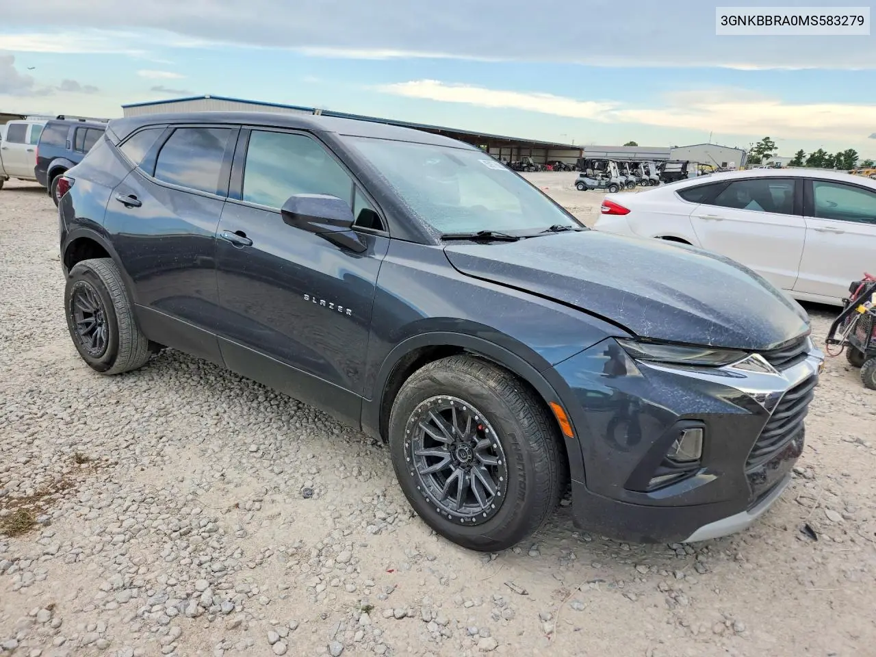 2021 Chevrolet Blazer 1Lt VIN: 3GNKBBRA0MS583279 Lot: 85977685