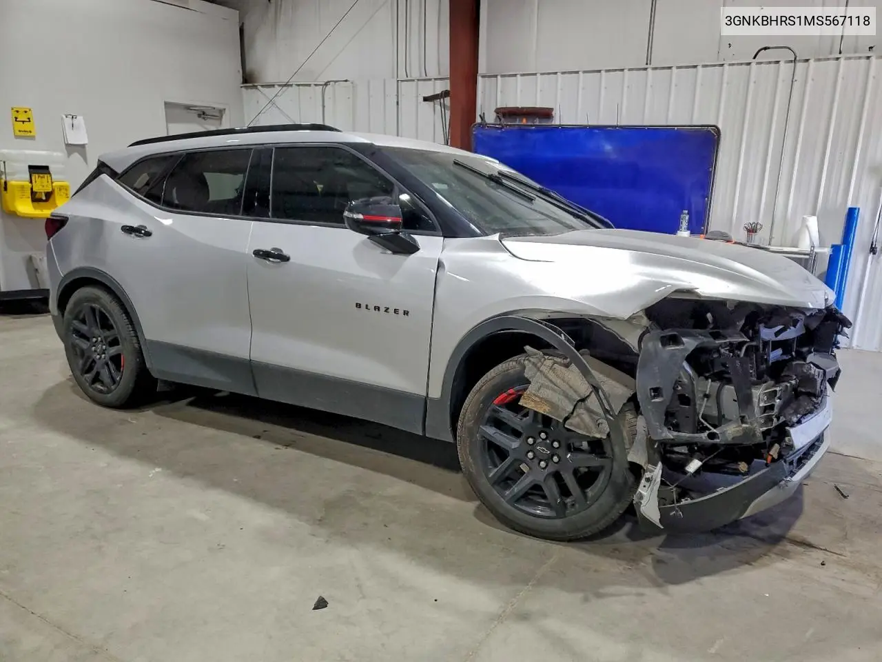 3GNKBHRS1MS567118 2021 Chevrolet Blazer 2Lt