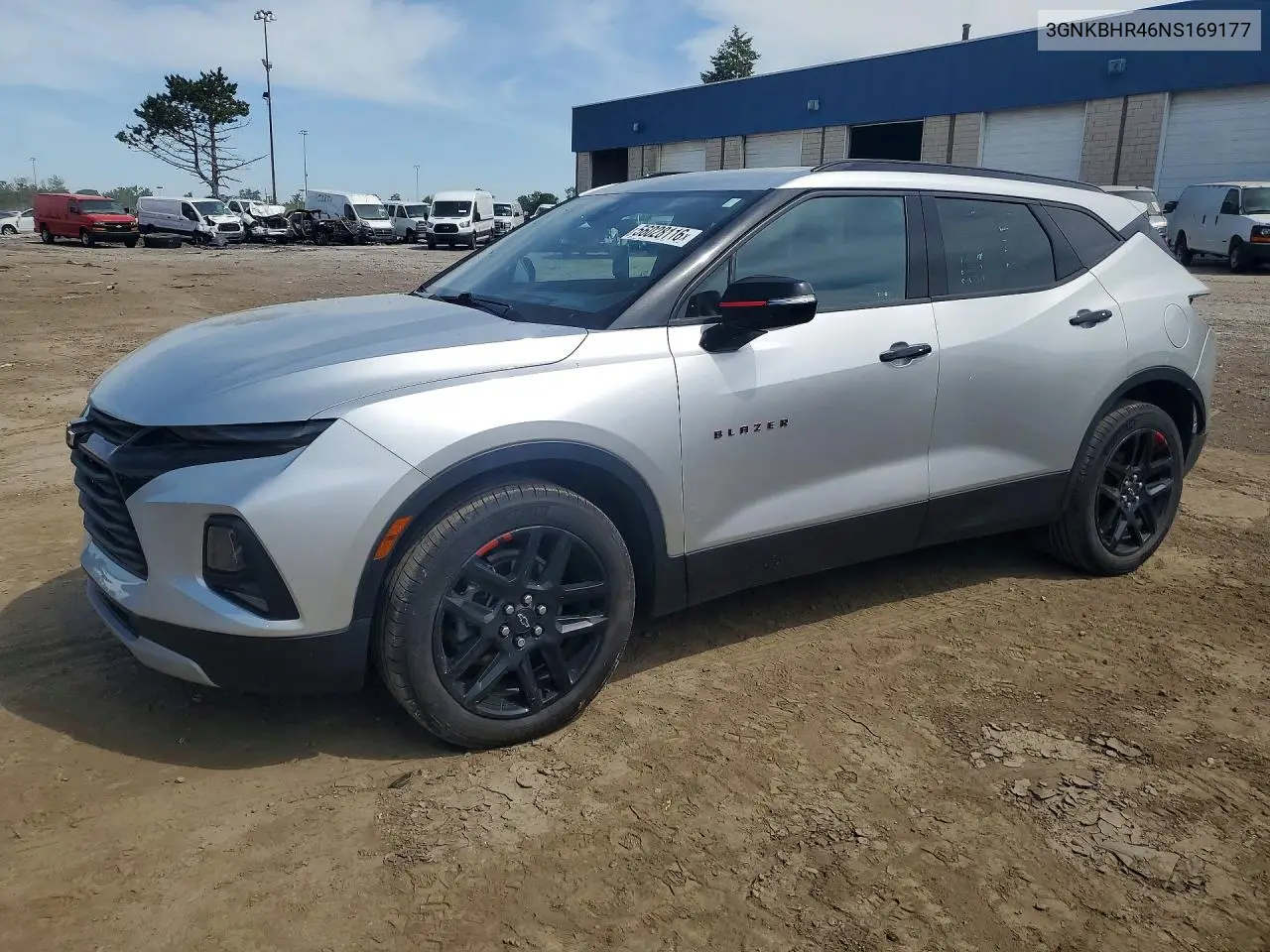 2022 Chevrolet Blazer 2Lt VIN: 3GNKBHR46NS169177 Lot: 56028116