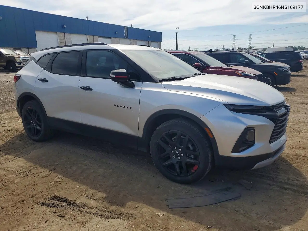 2022 Chevrolet Blazer 2Lt VIN: 3GNKBHR46NS169177 Lot: 56028116