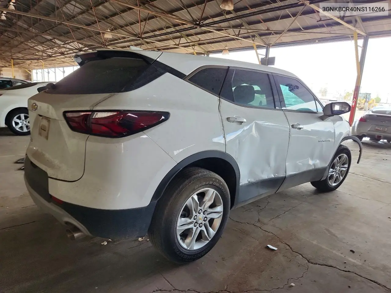 2022 Chevrolet Blazer VIN: 3GNKBCR40NS116266 Lot: 57157806