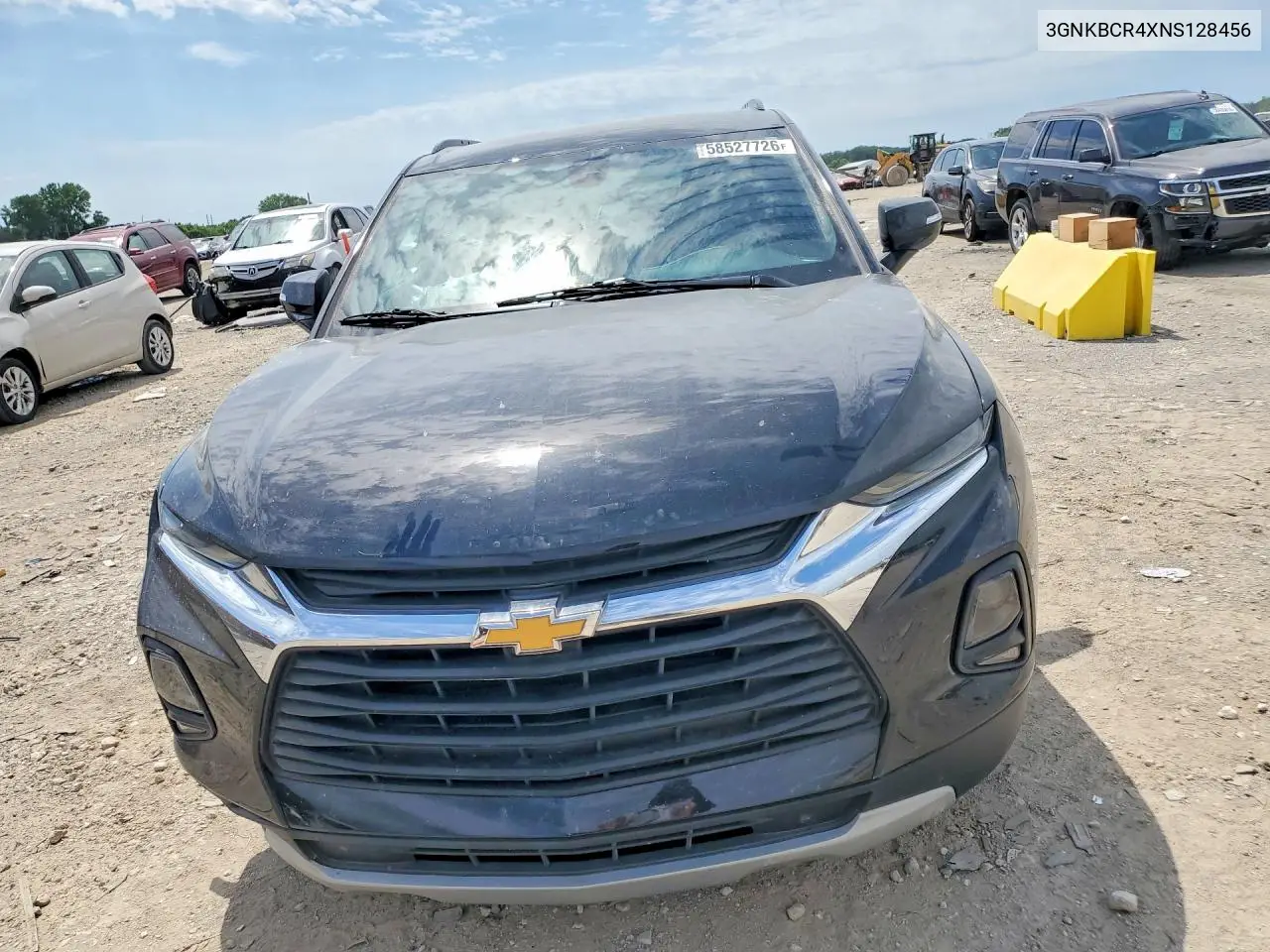 2022 Chevrolet Blazer 2Lt VIN: 3GNKBCR4XNS128456 Lot: 58527726