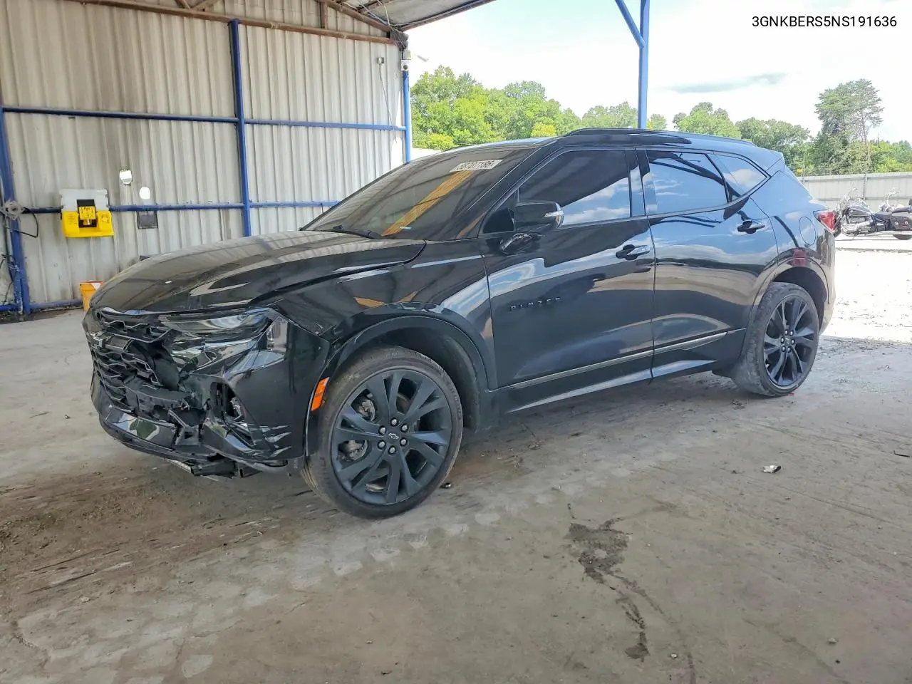 2022 Chevrolet Blazer Rs VIN: 3GNKBERS5NS191636 Lot: 58707186