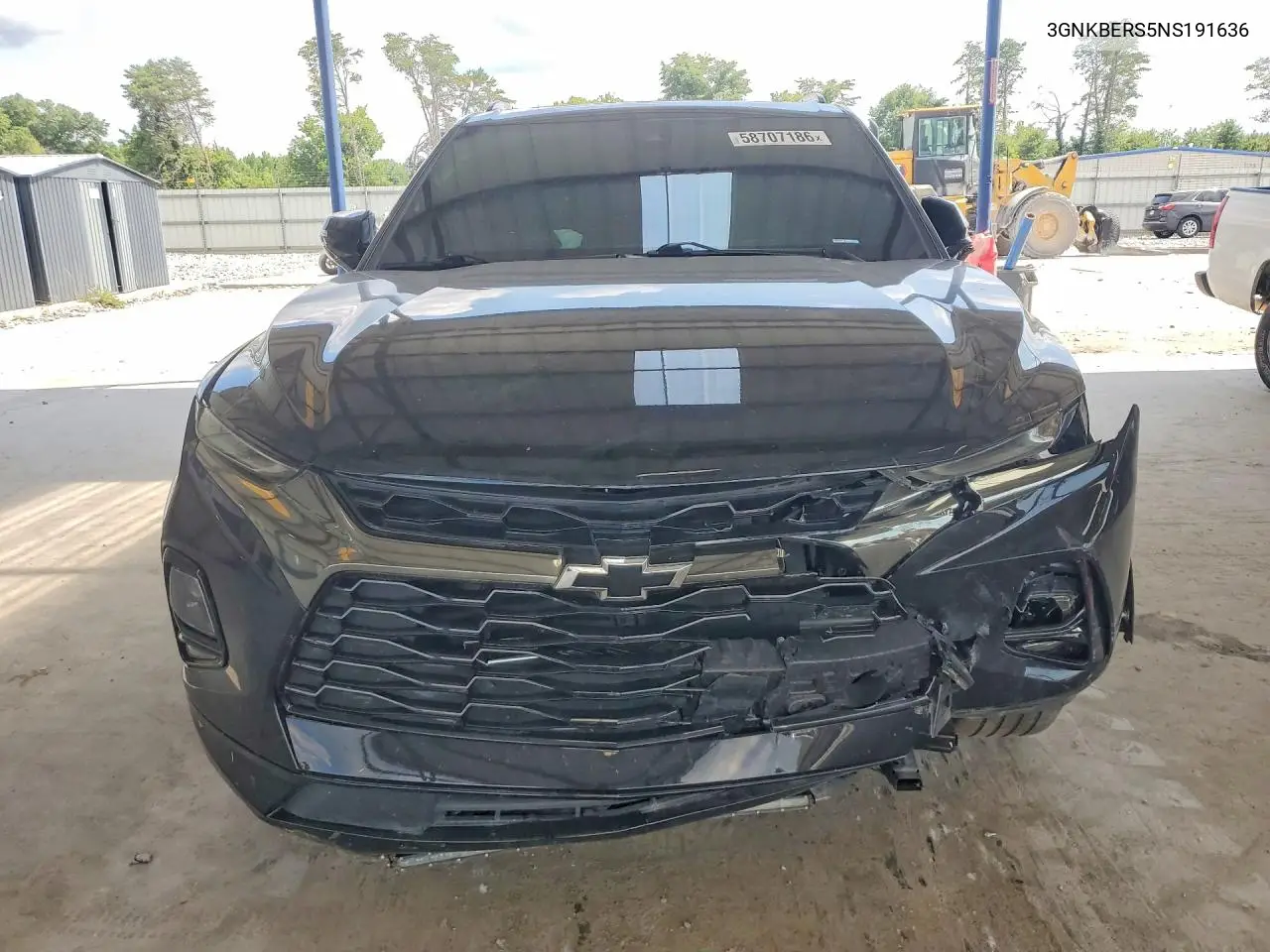 2022 Chevrolet Blazer Rs VIN: 3GNKBERS5NS191636 Lot: 58707186