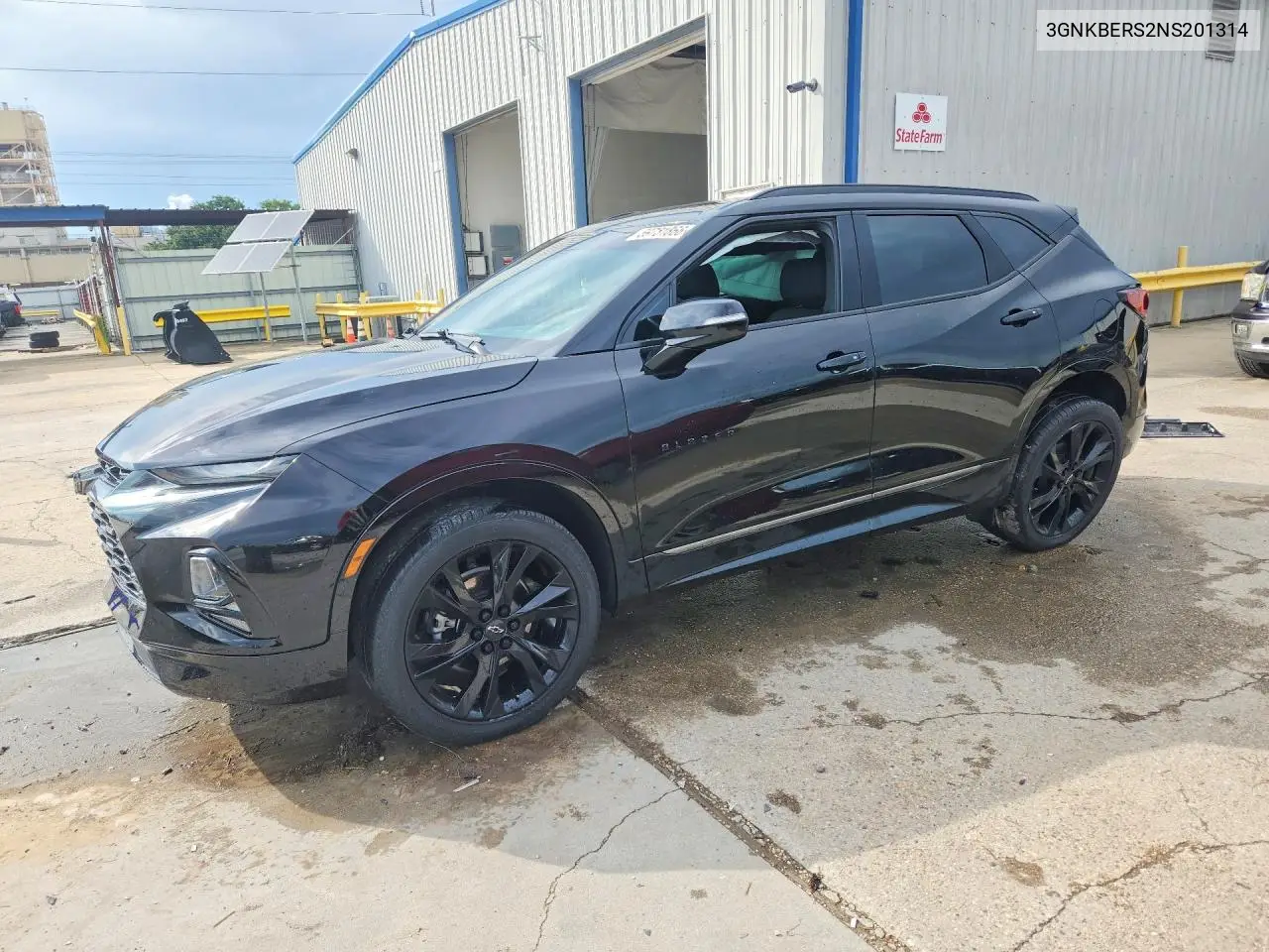 2022 Chevrolet Blazer Rs VIN: 3GNKBERS2NS201314 Lot: 59731866