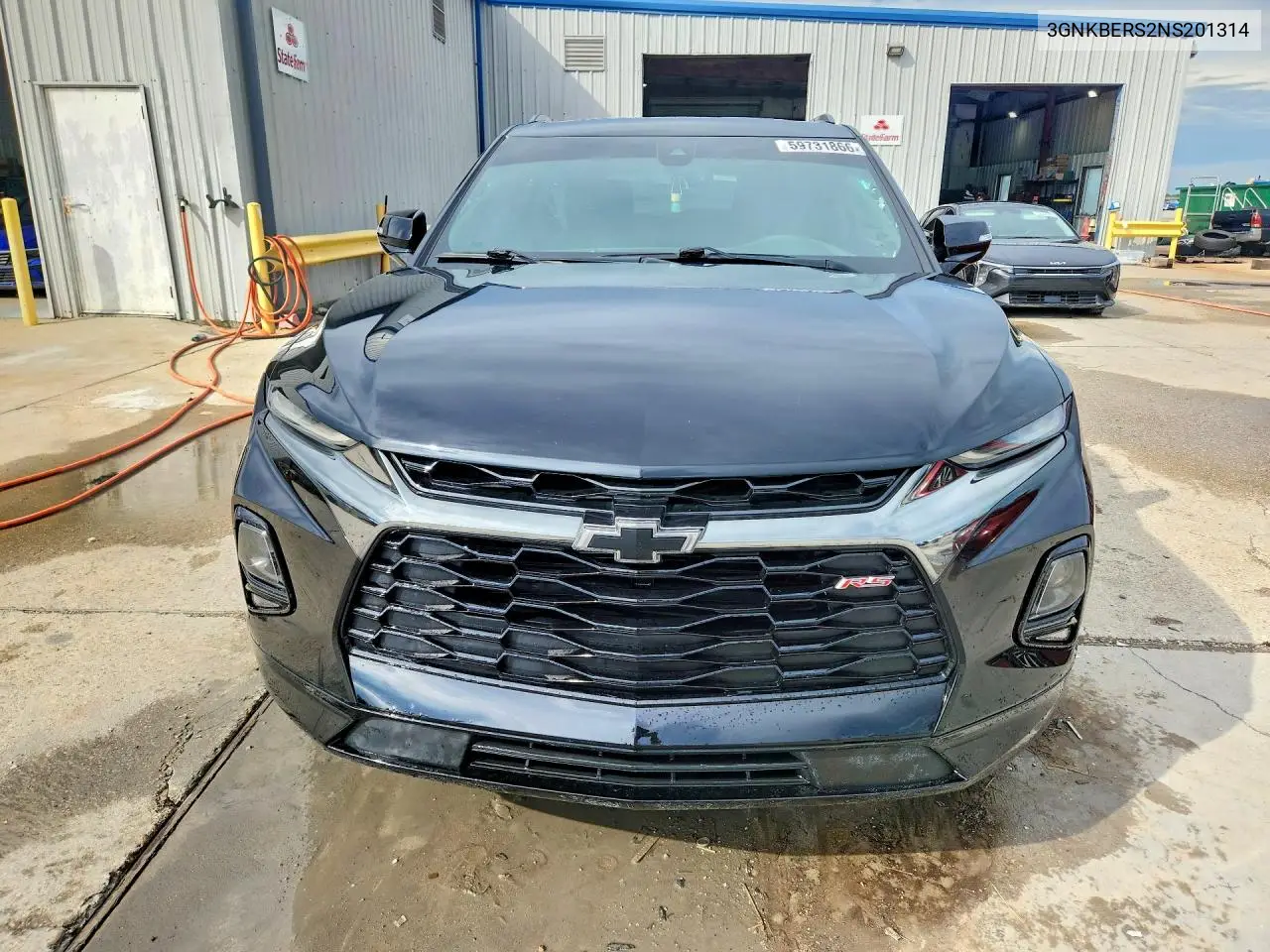 2022 Chevrolet Blazer Rs VIN: 3GNKBERS2NS201314 Lot: 59731866