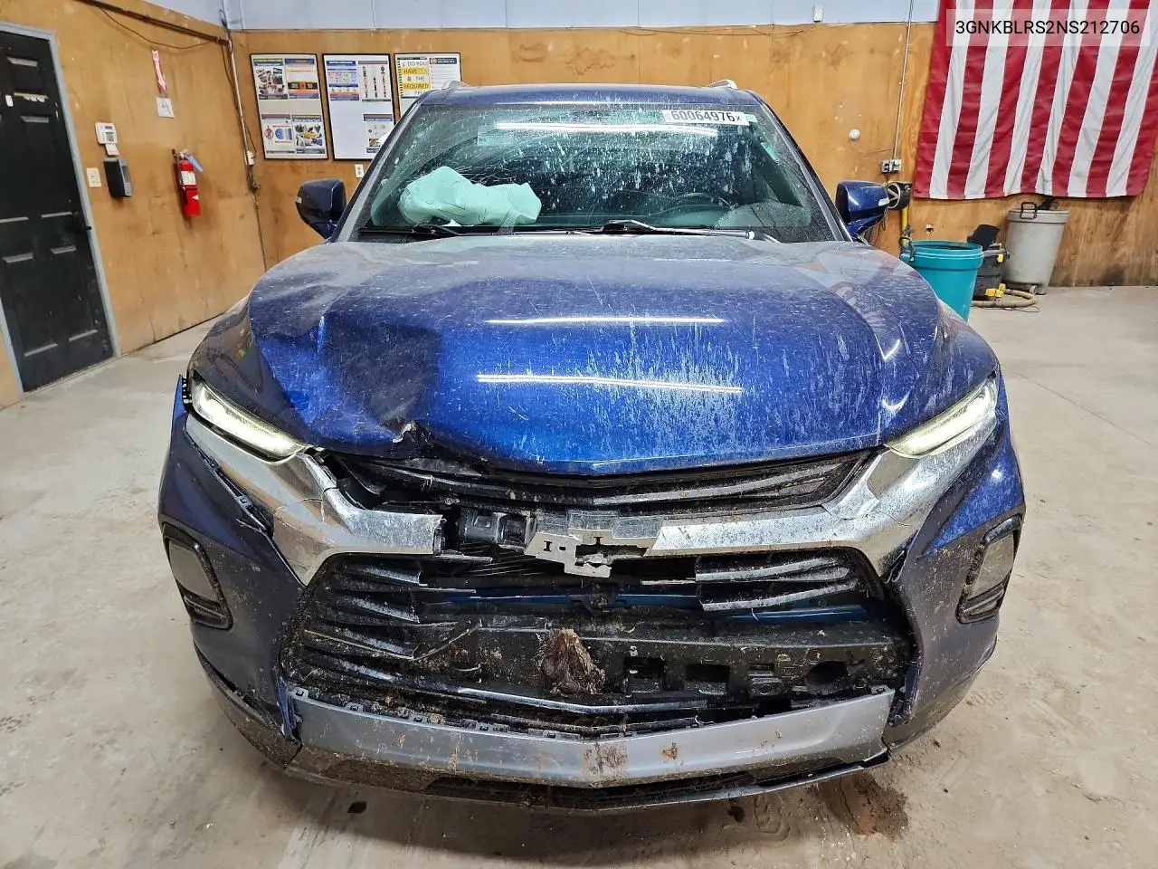 2022 Chevrolet Blazer Premier VIN: 3GNKBLRS2NS212706 Lot: 60064976