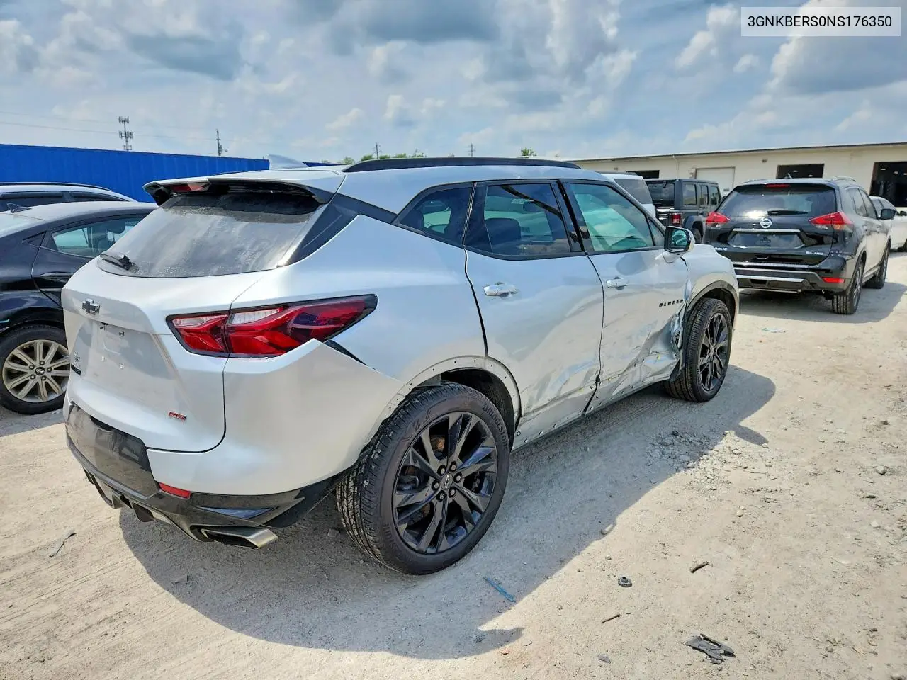 2022 Chevrolet Blazer Rs VIN: 3GNKBERS0NS176350 Lot: 60183456