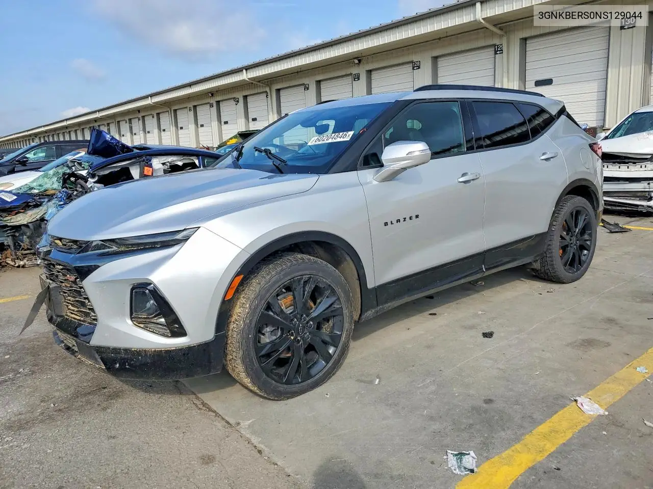 2022 Chevrolet Blazer Rs VIN: 3GNKBERS0NS129044 Lot: 60204846