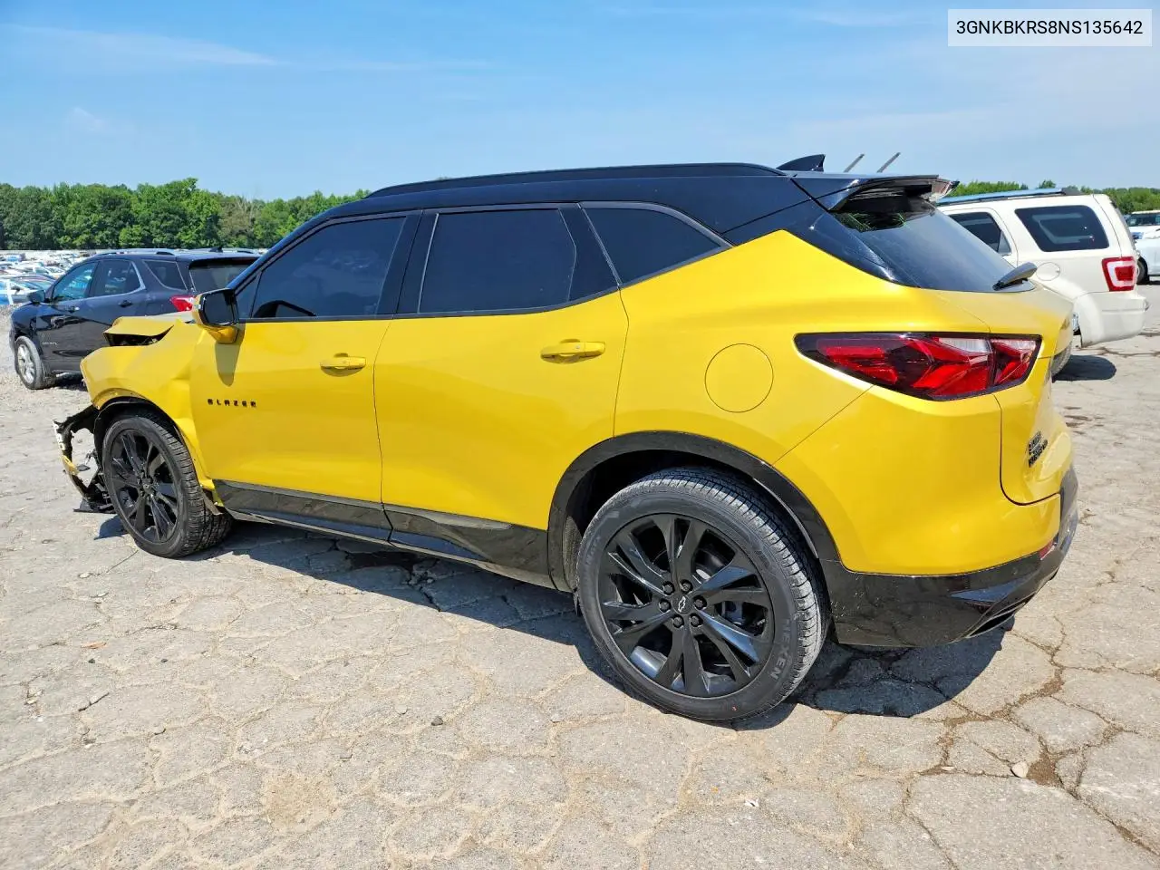 2022 Chevrolet Blazer Rs VIN: 3GNKBKRS8NS135642 Lot: 60440806