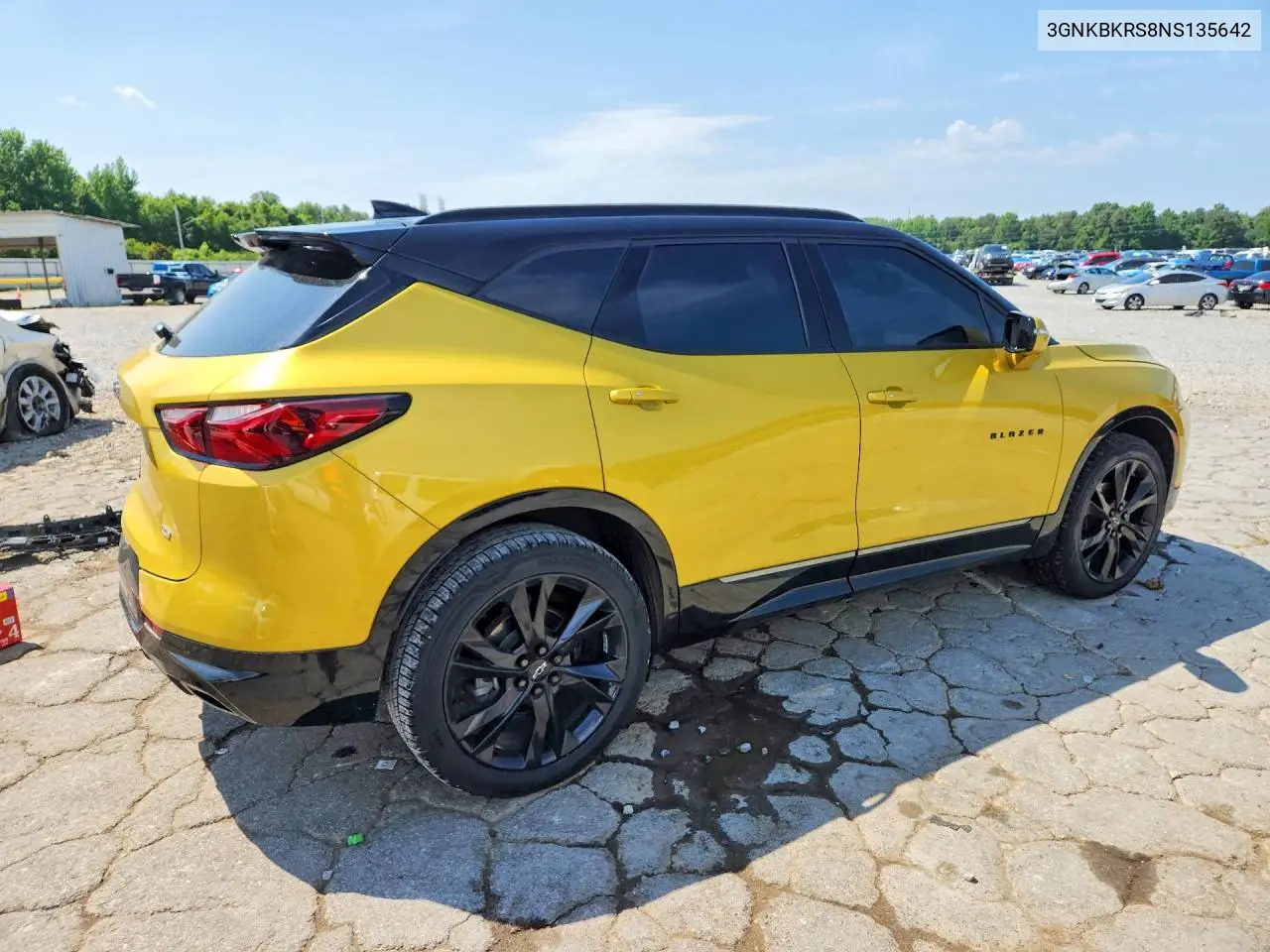 2022 Chevrolet Blazer Rs VIN: 3GNKBKRS8NS135642 Lot: 60440806