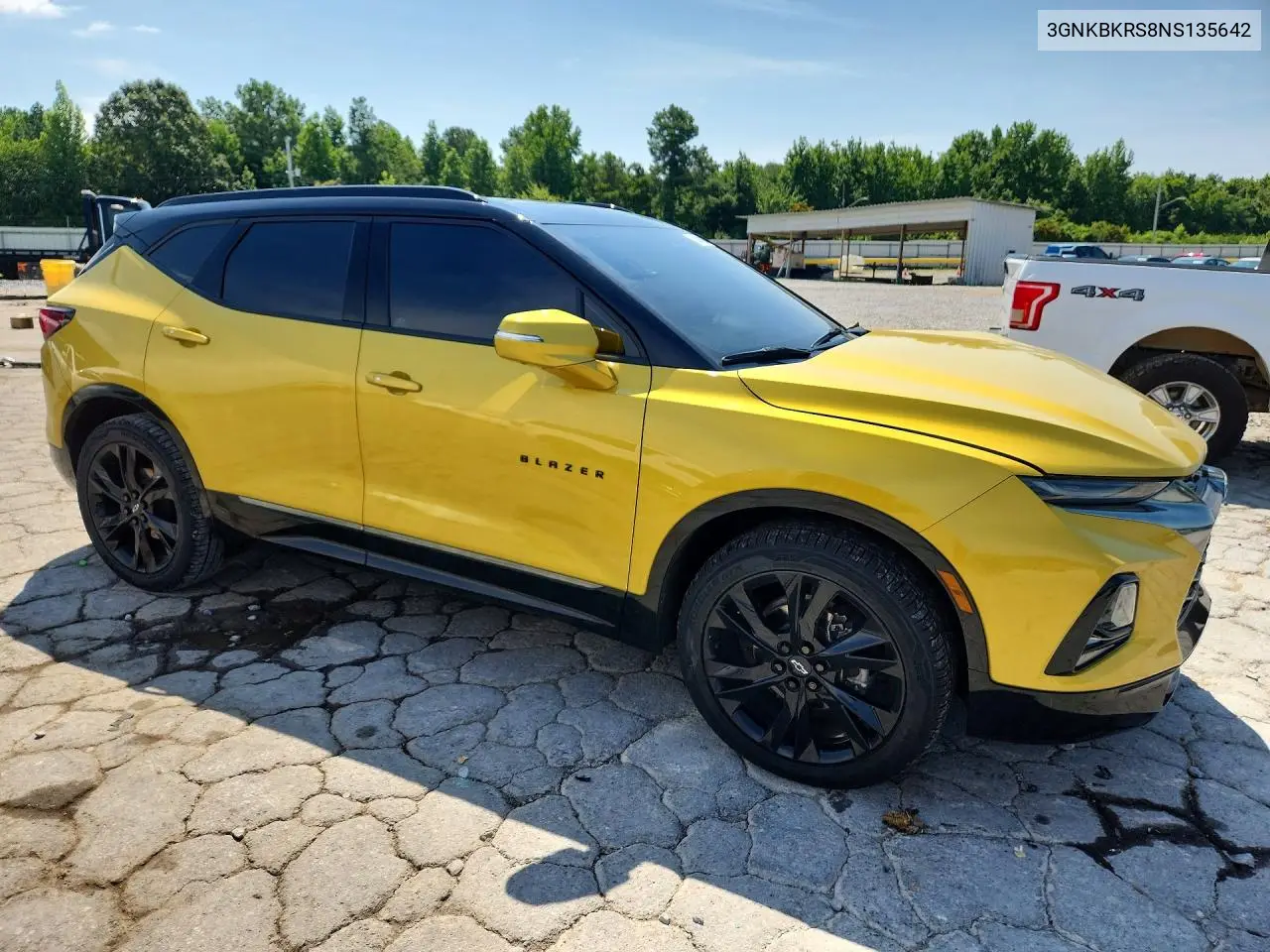 2022 Chevrolet Blazer Rs VIN: 3GNKBKRS8NS135642 Lot: 60440806