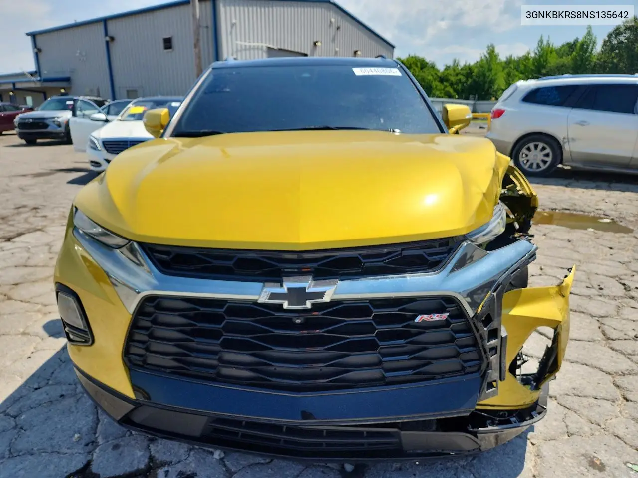 2022 Chevrolet Blazer Rs VIN: 3GNKBKRS8NS135642 Lot: 60440806
