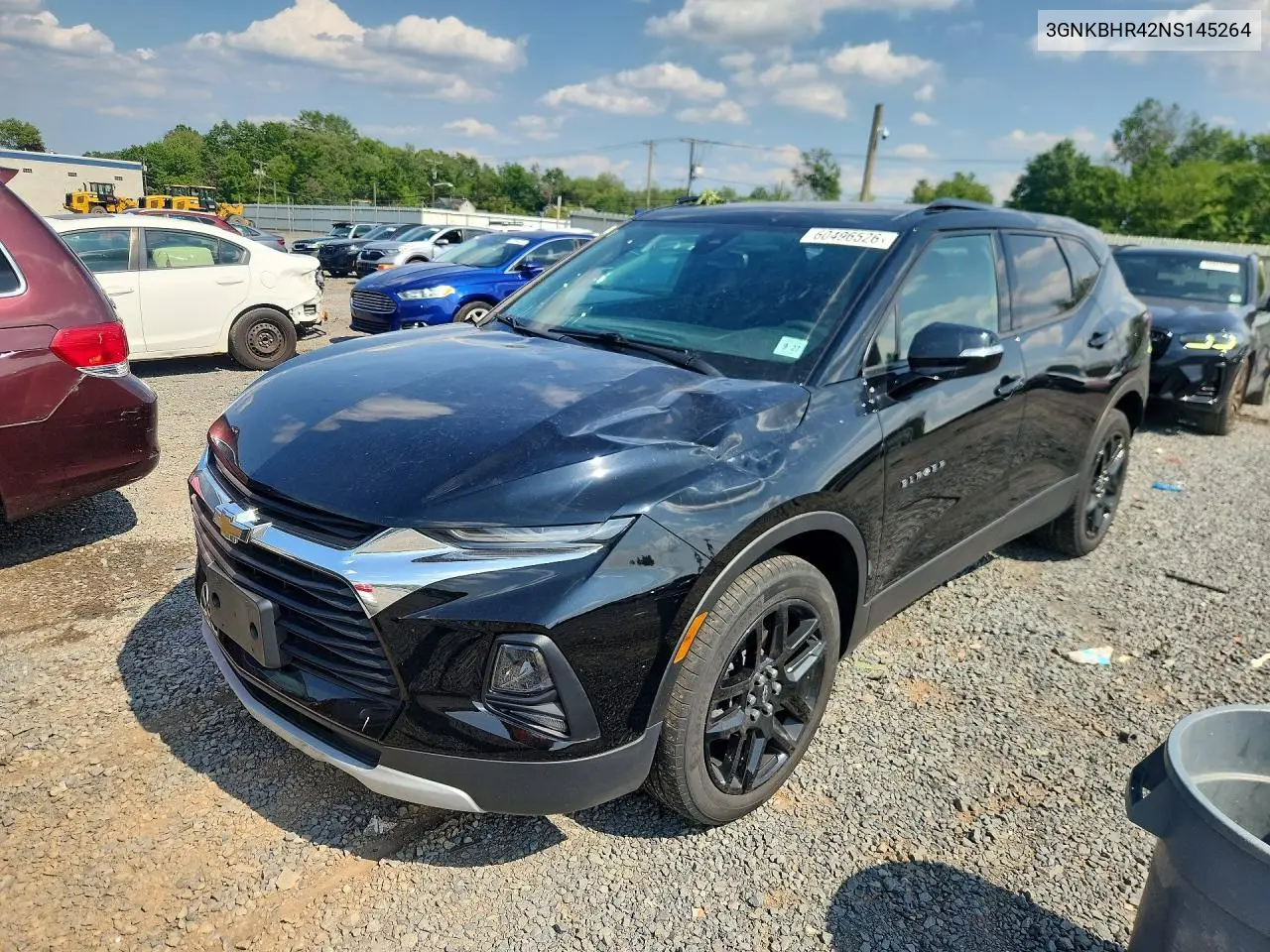 2022 Chevrolet Blazer 2Lt VIN: 3GNKBHR42NS145264 Lot: 60496526