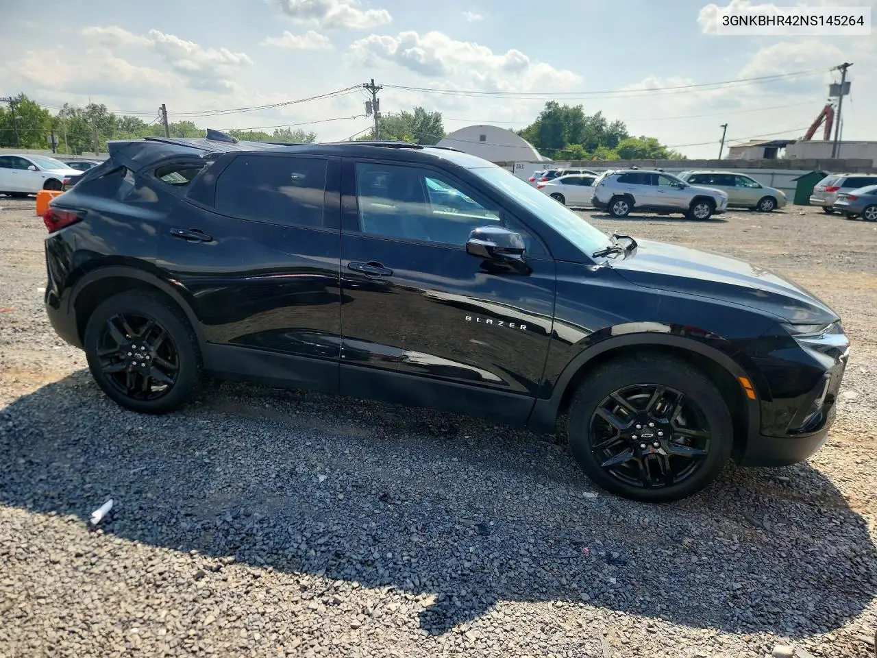 2022 Chevrolet Blazer 2Lt VIN: 3GNKBHR42NS145264 Lot: 60496526
