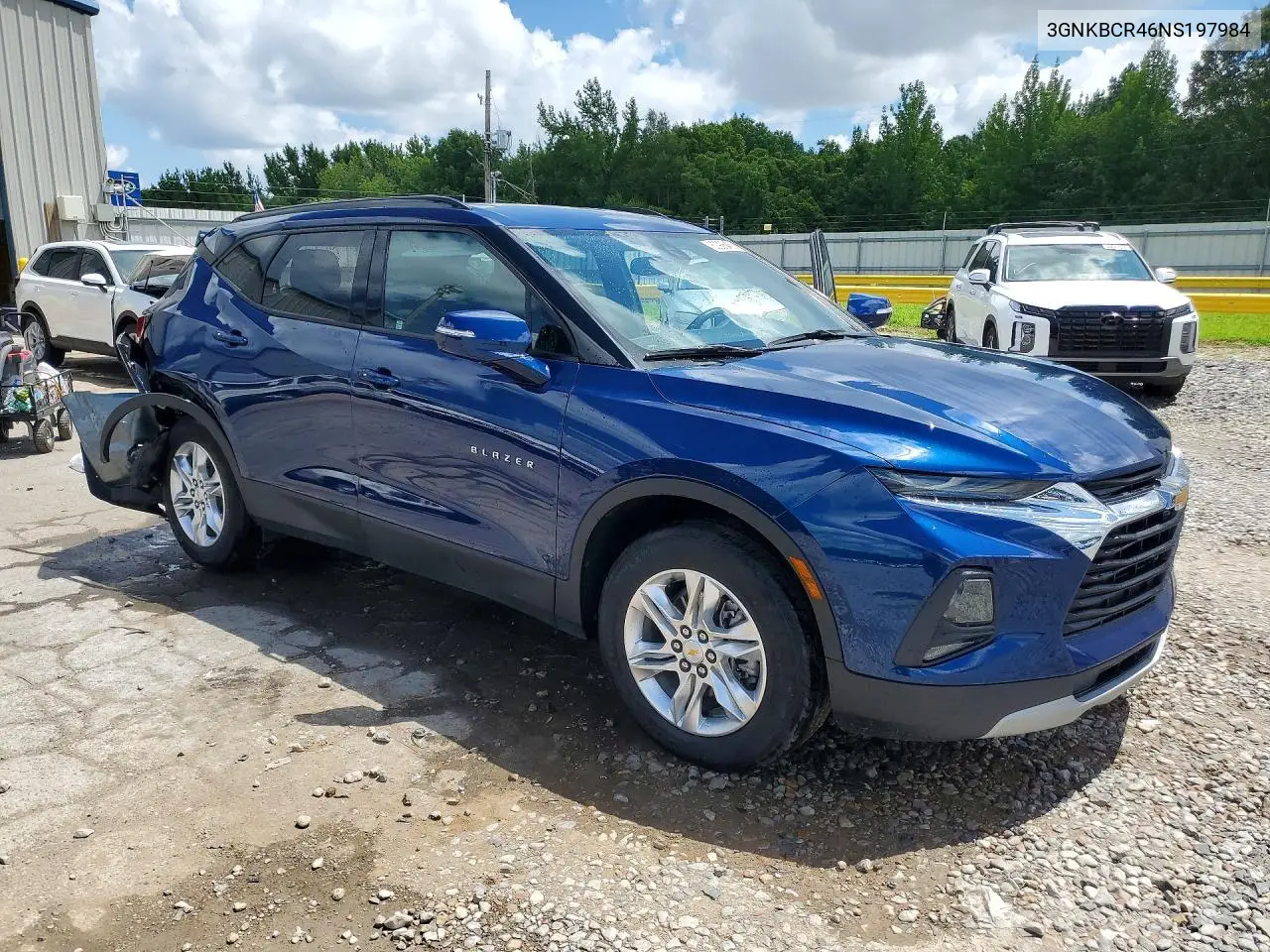 2022 Chevrolet Blazer 2Lt VIN: 3GNKBCR46NS197984 Lot: 60926466