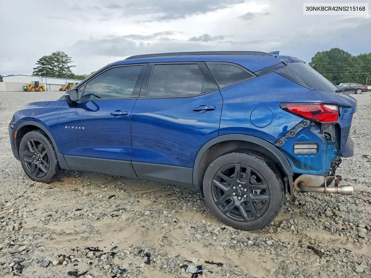 2022 Chevrolet Blazer 2Lt VIN: 3GNKBCR42NS215168 Lot: 61010136