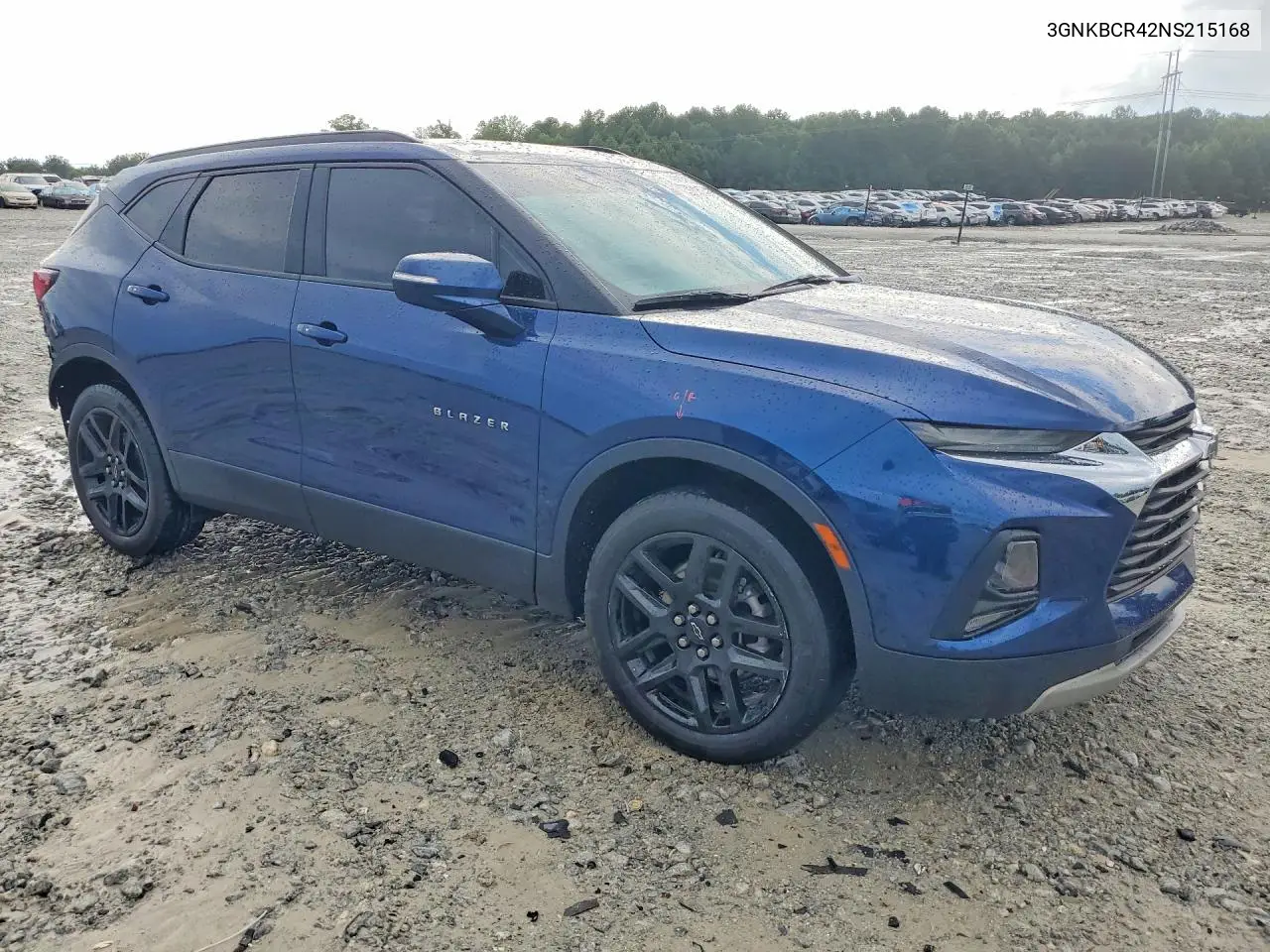 2022 Chevrolet Blazer 2Lt VIN: 3GNKBCR42NS215168 Lot: 61010136