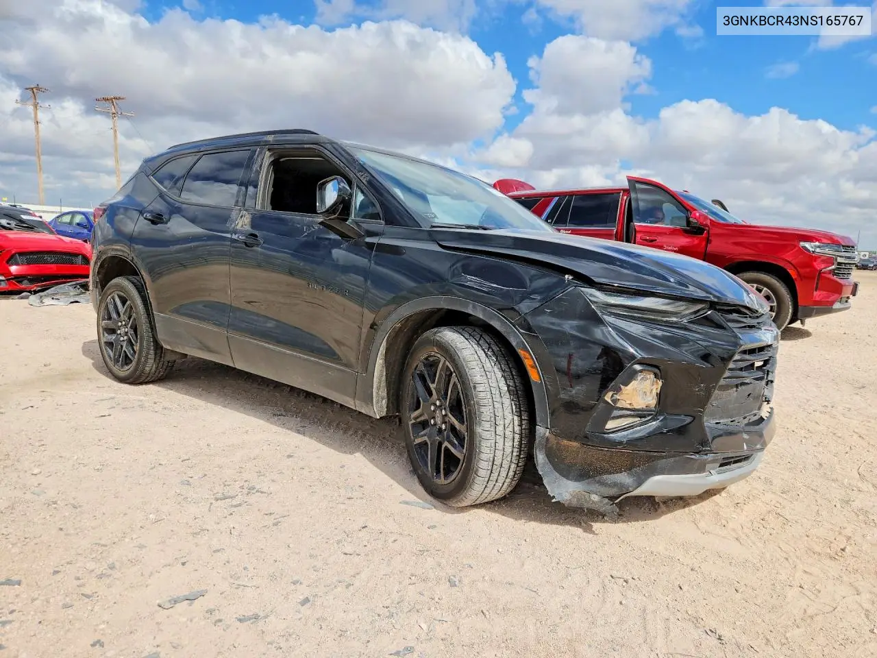 2022 Chevrolet Blazer 2Lt VIN: 3GNKBCR43NS165767 Lot: 61210326