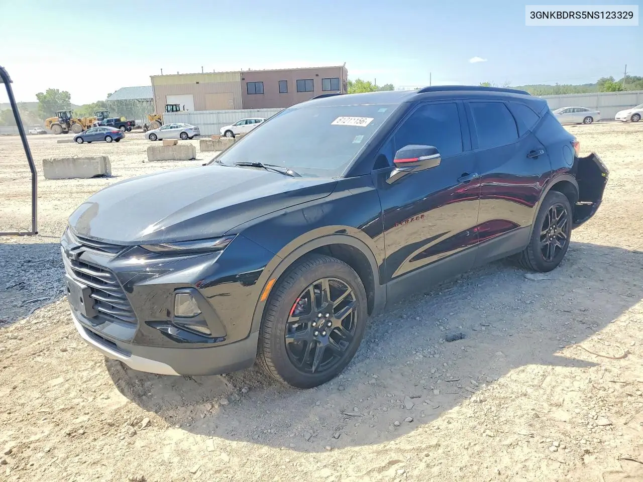 2022 Chevrolet Blazer 3Lt VIN: 3GNKBDRS5NS123329 Lot: 61211156