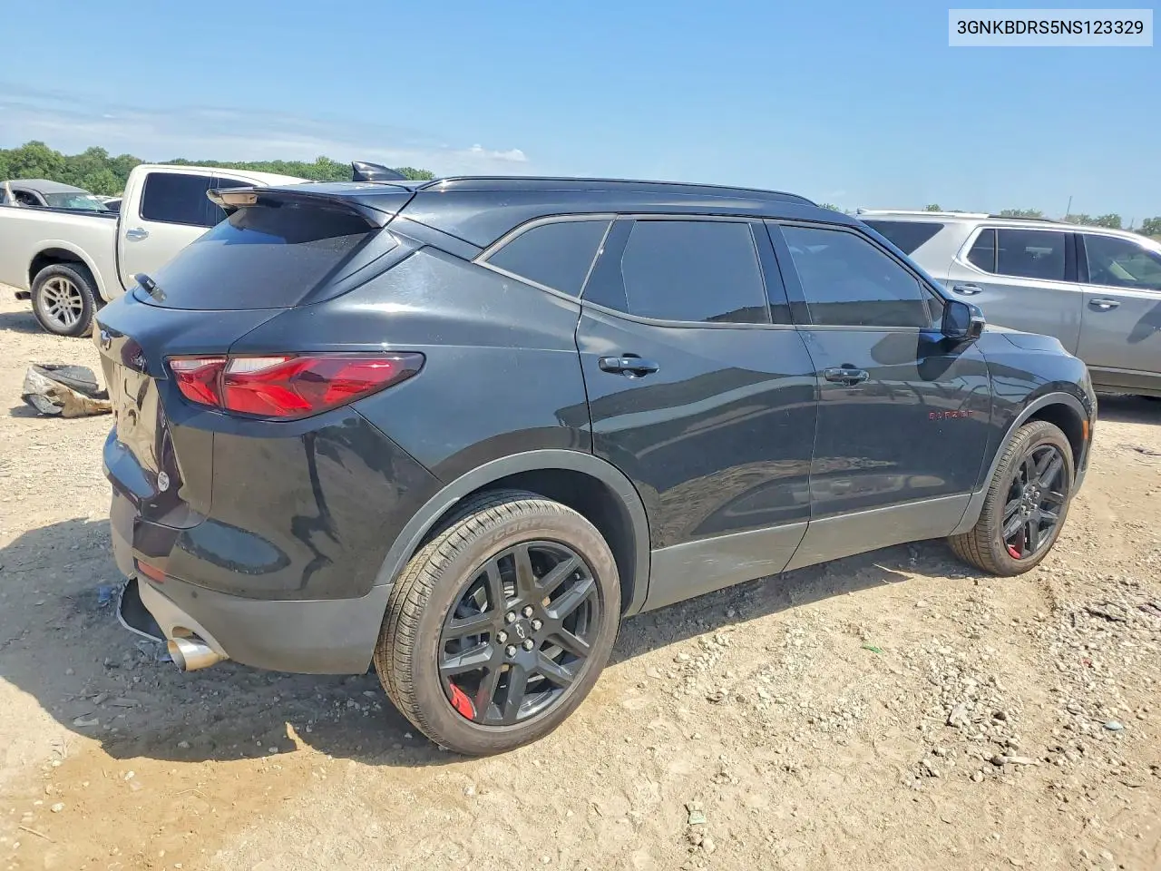 2022 Chevrolet Blazer 3Lt VIN: 3GNKBDRS5NS123329 Lot: 61211156