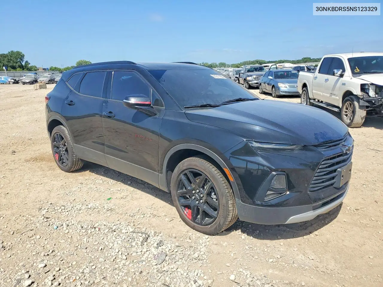2022 Chevrolet Blazer 3Lt VIN: 3GNKBDRS5NS123329 Lot: 61211156