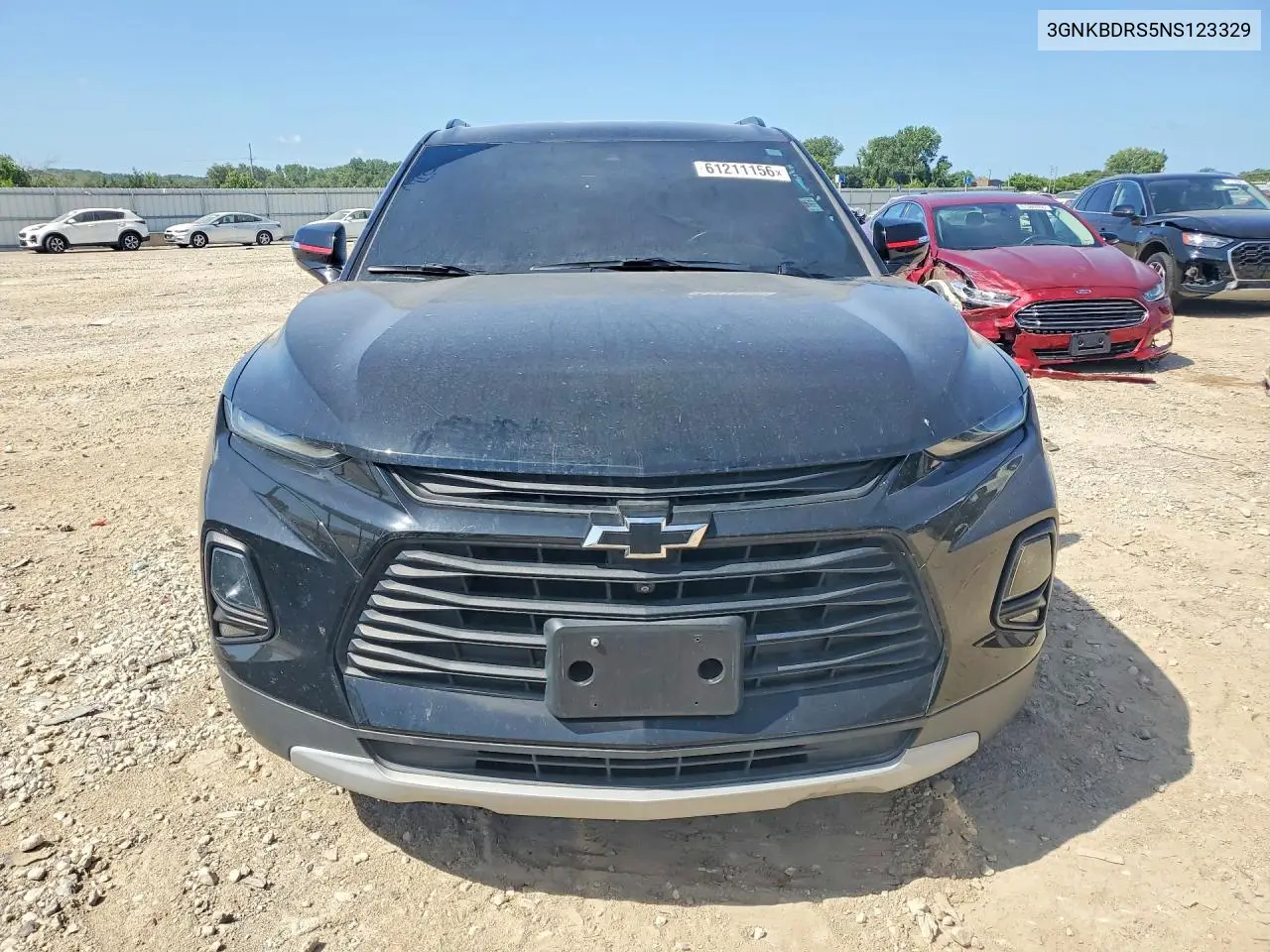 2022 Chevrolet Blazer 3Lt VIN: 3GNKBDRS5NS123329 Lot: 61211156