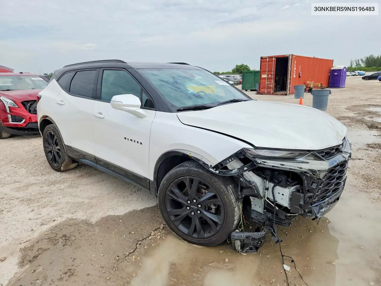 2022 Chevrolet Blazer Rs VIN: 3GNKBERS9NS196483 Lot: 61418436