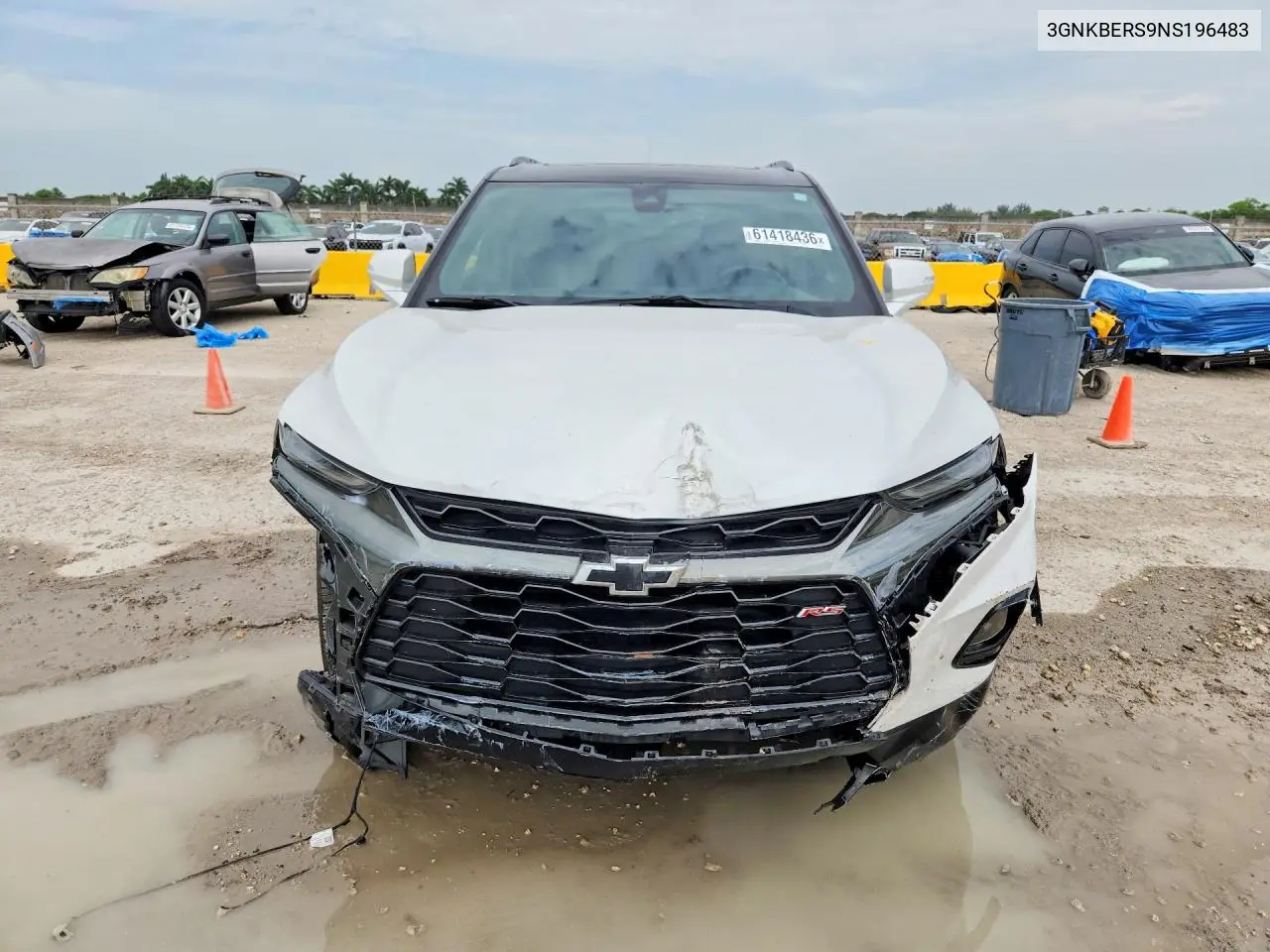 2022 Chevrolet Blazer Rs VIN: 3GNKBERS9NS196483 Lot: 61418436