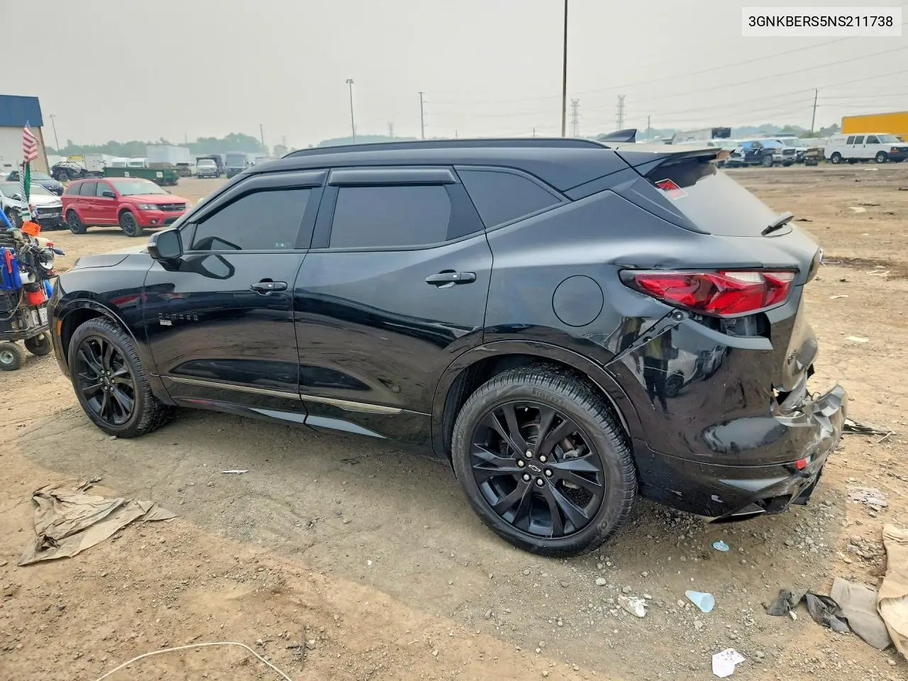 2022 Chevrolet Blazer Rs VIN: 3GNKBERS5NS211738 Lot: 61591606