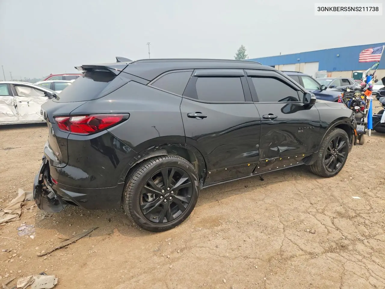 2022 Chevrolet Blazer Rs VIN: 3GNKBERS5NS211738 Lot: 61591606