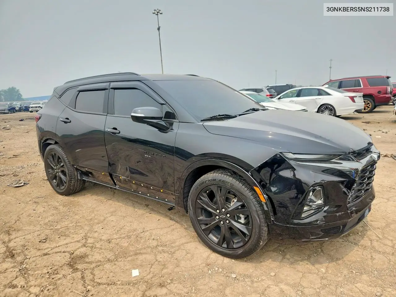 2022 Chevrolet Blazer Rs VIN: 3GNKBERS5NS211738 Lot: 61591606