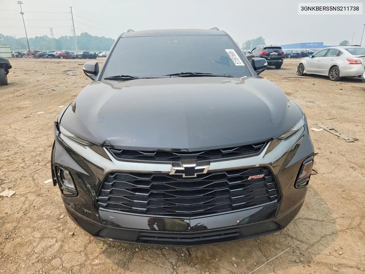 2022 Chevrolet Blazer Rs VIN: 3GNKBERS5NS211738 Lot: 61591606