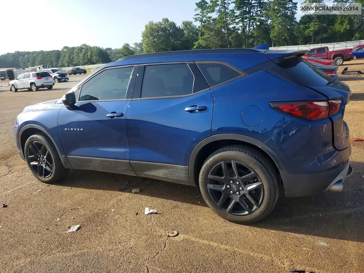 2022 Chevrolet Blazer 2Lt VIN: 3GNKBCR42NS126314 Lot: 61745466