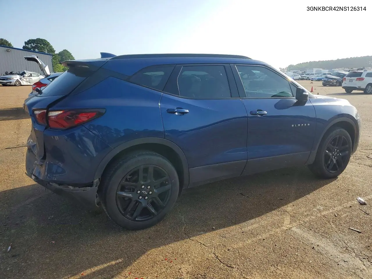 2022 Chevrolet Blazer 2Lt VIN: 3GNKBCR42NS126314 Lot: 61745466