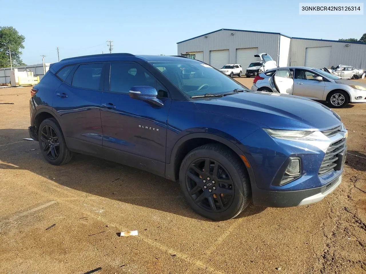 2022 Chevrolet Blazer 2Lt VIN: 3GNKBCR42NS126314 Lot: 61745466